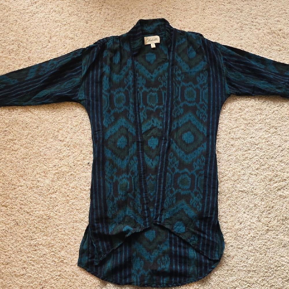 EUC Cleobella Batik Patterned Duster - image 1